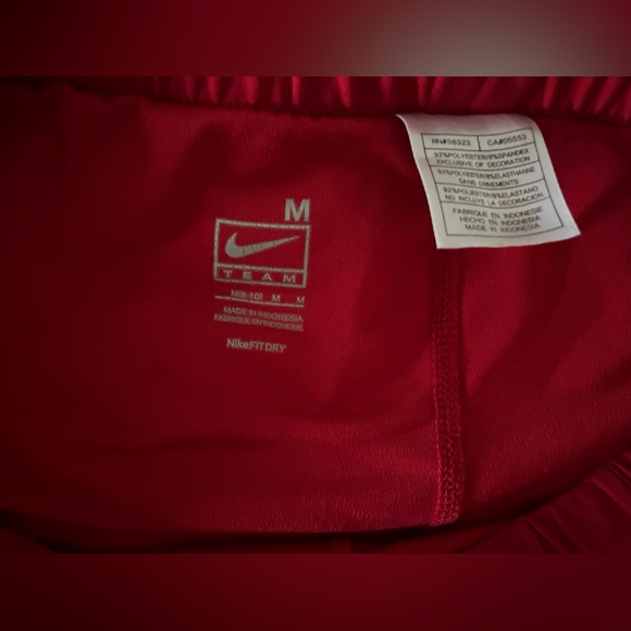 Vintage NIKE Team Red Skirt with White Trim lacrosse tennis size medium - Picture 5 of 6